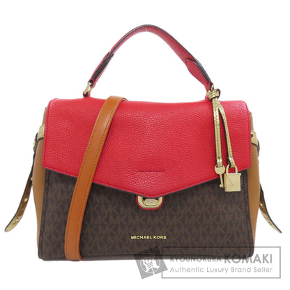 Michael Kors MK Signature 2WAY Handbag PVC Ladies [Used]