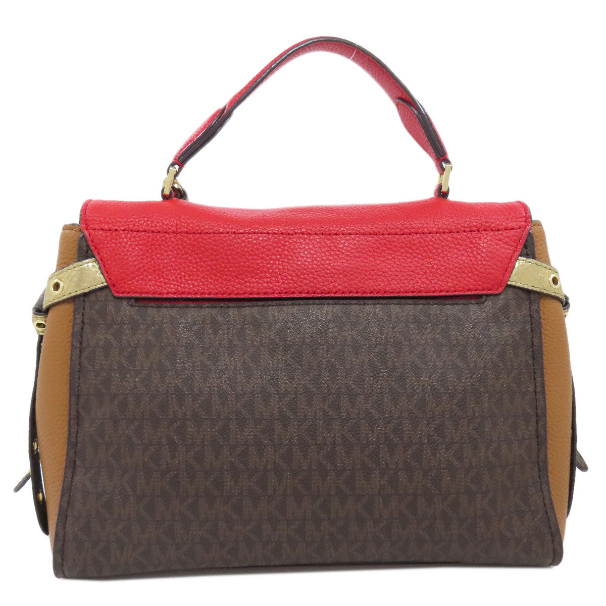 Michael Kors MK Signature 2WAY Handbag PVC Ladies [Used]