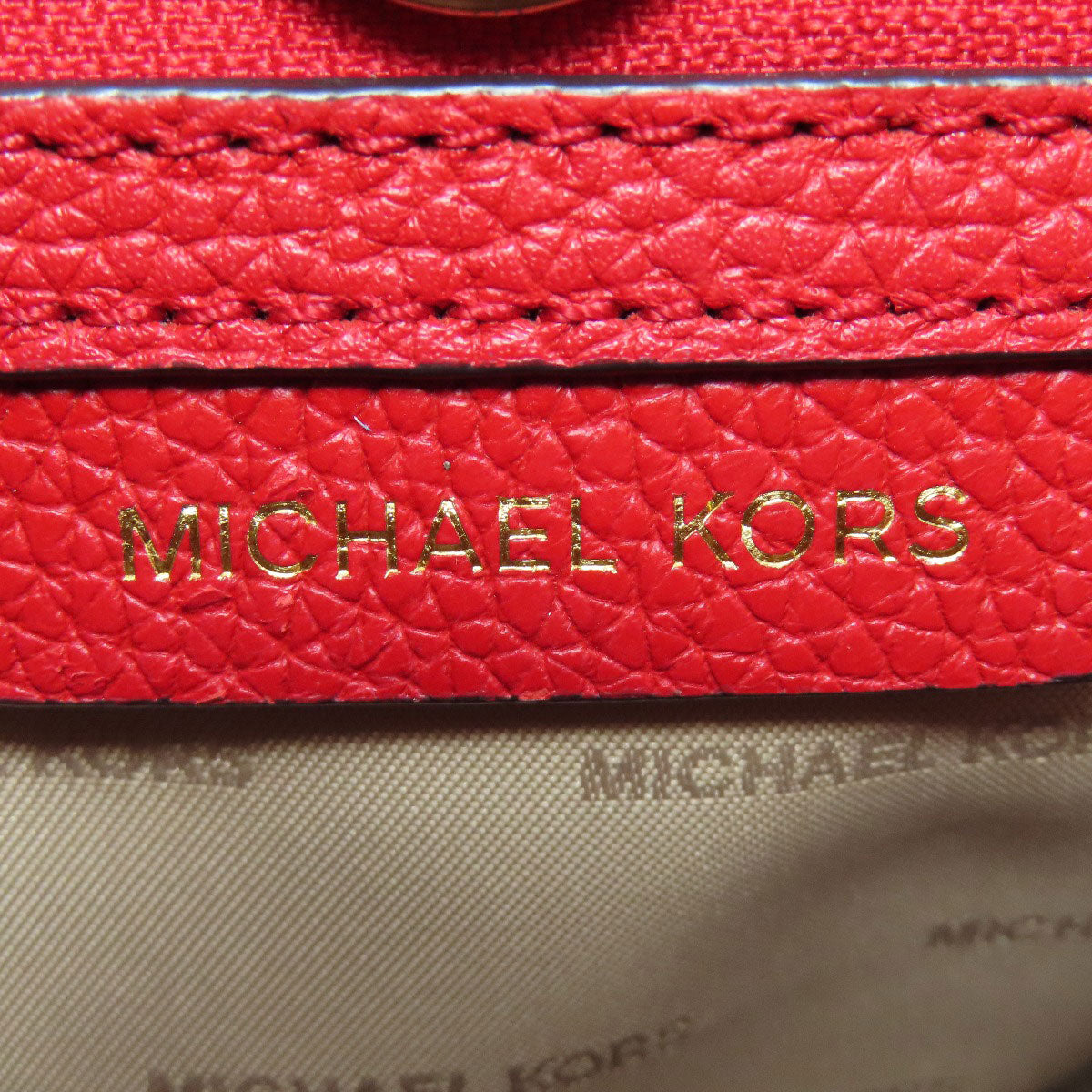 Michael Kors MK Signature 2WAY Handbag PVC Ladies [Used]