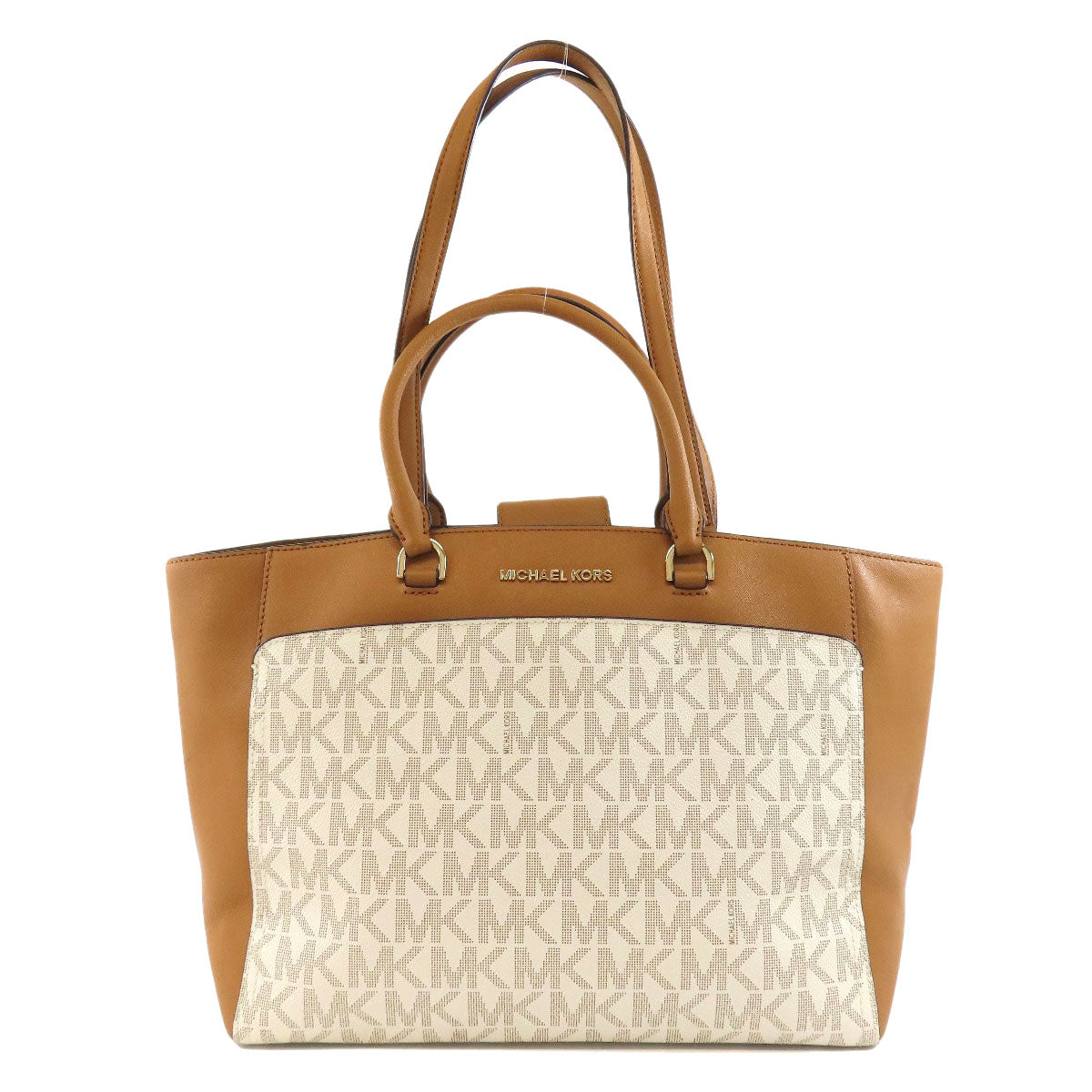 MICHAEL MICHAEL KORS MK Signature 2WAY Tote Bag PVC Ladies [Used]