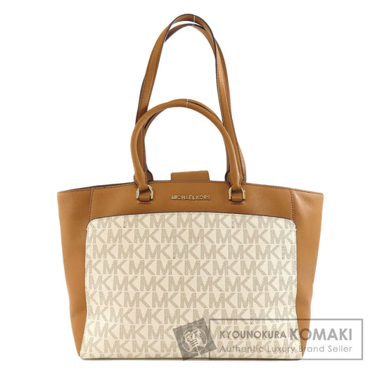MICHAEL MICHAEL KORS MK Signature 2WAY Tote Bag PVC Ladies [Used]