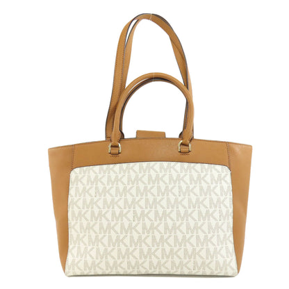 MICHAEL MICHAEL KORS MK Signature 2WAY Tote Bag PVC Ladies [Used]