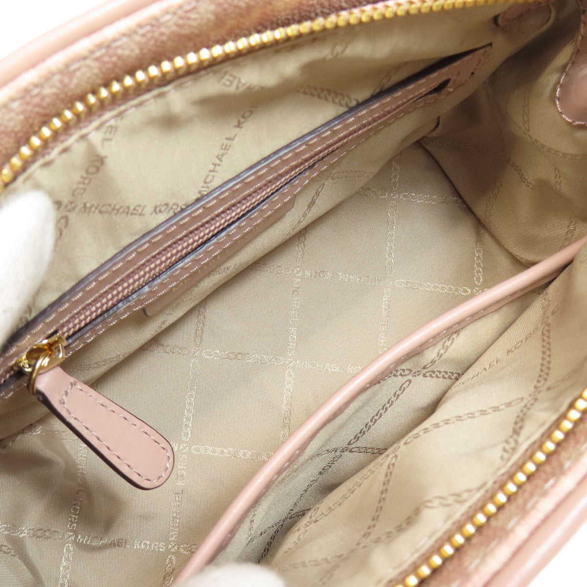Michael Kors MK Signature 2WAY Handbag PVC Ladies [Used]