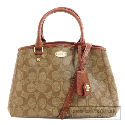 COACH  F34605 Handbag Signature 2WAY PVC Ladies