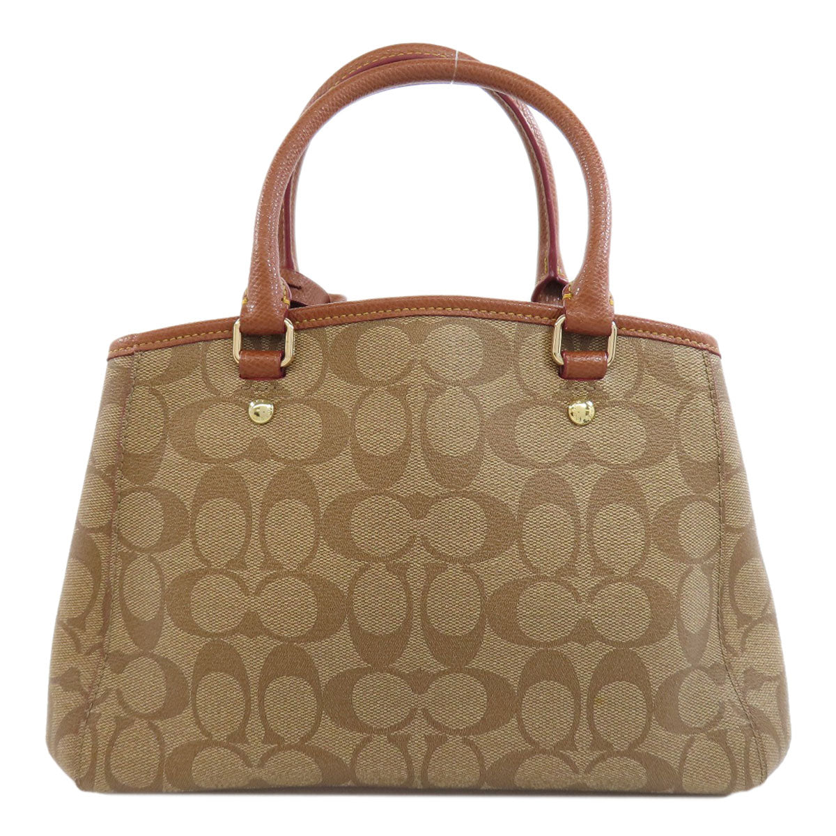 COACH F34605 Signature 2WAY Handbag PVC Ladies [Used]