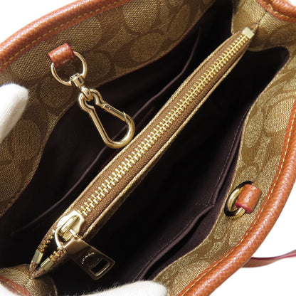 COACH F34605 Signature 2WAY Handbag PVC Ladies [Used]