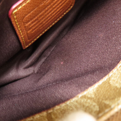 COACH F34605 Signature 2WAY Handbag PVC Ladies [Used]