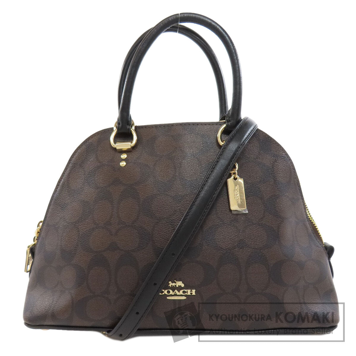 COACH  2558 Handbag Signature 2WAY PVC Ladies