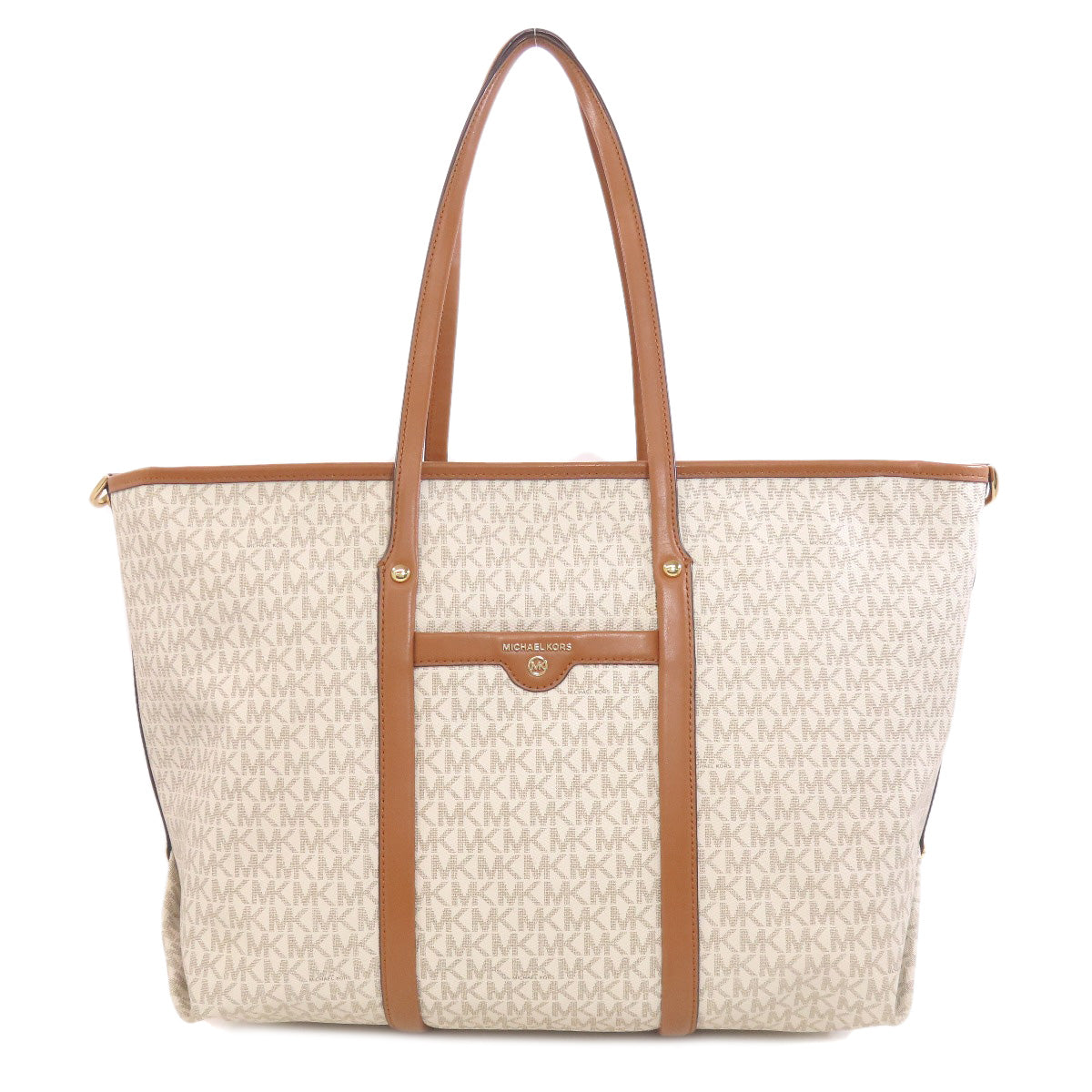 Michael Kors MK Signature 2WAY Tote Bag PVC Ladies [Used]