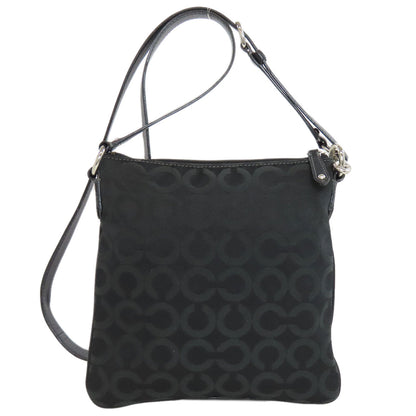 COACH  41992 Shoulder Bag Op art Canvas Ladies