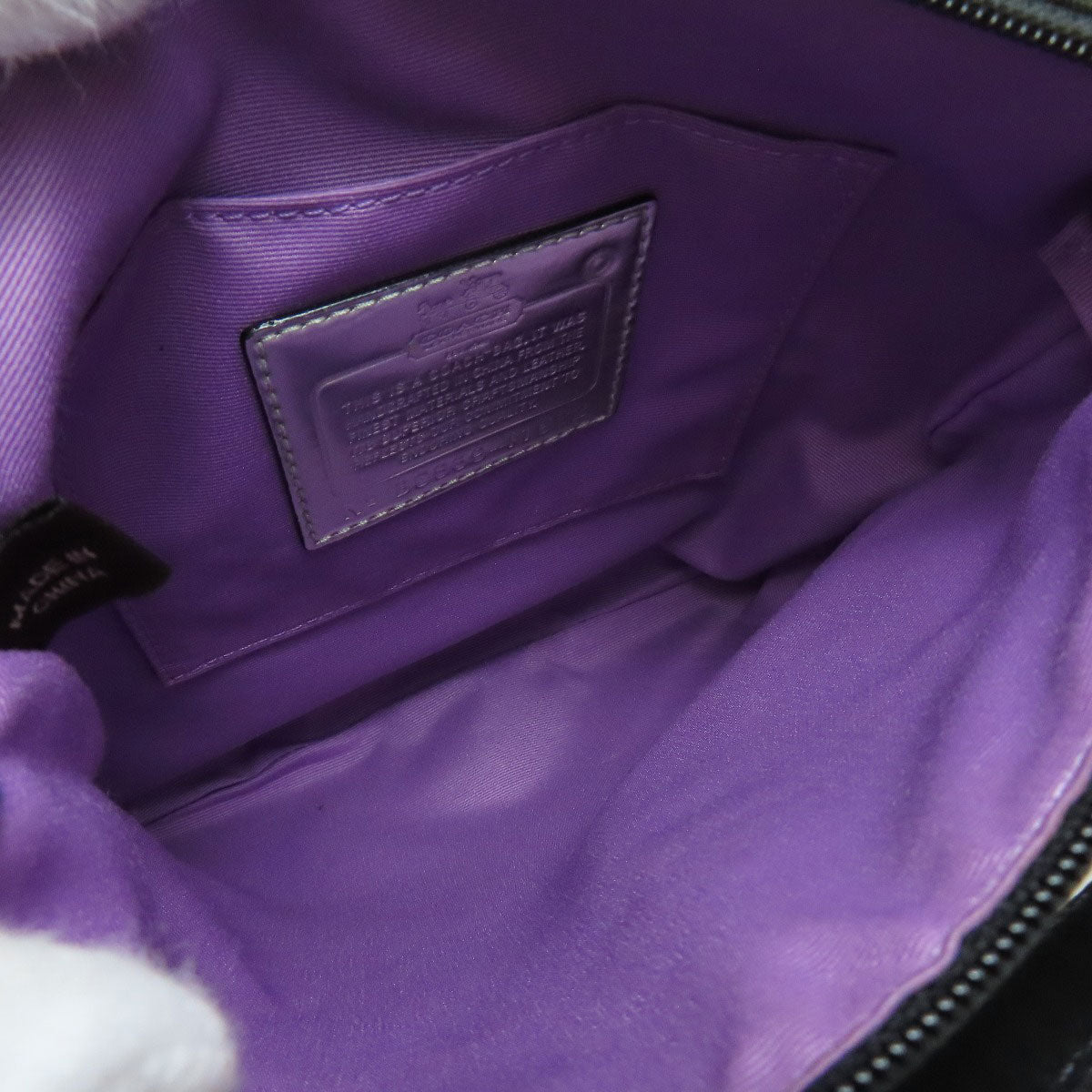 COACH  41992 Shoulder Bag Op art Canvas Ladies