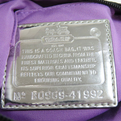 COACH  41992 Shoulder Bag Op art Canvas Ladies
