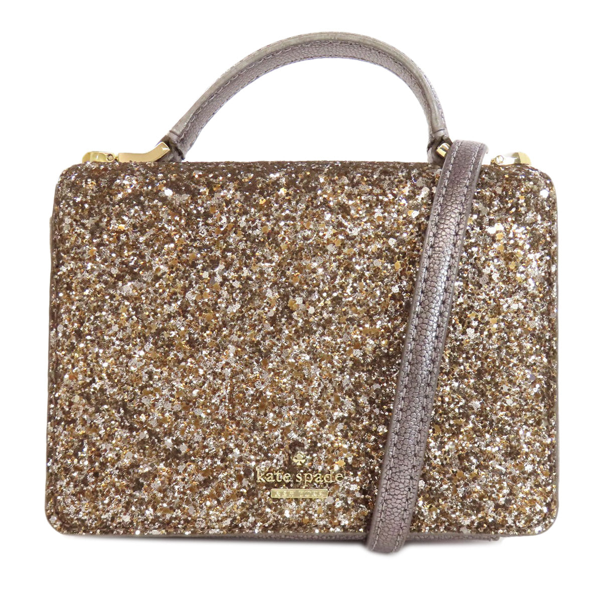 kate spade   Handbag lame Leather lameLadies