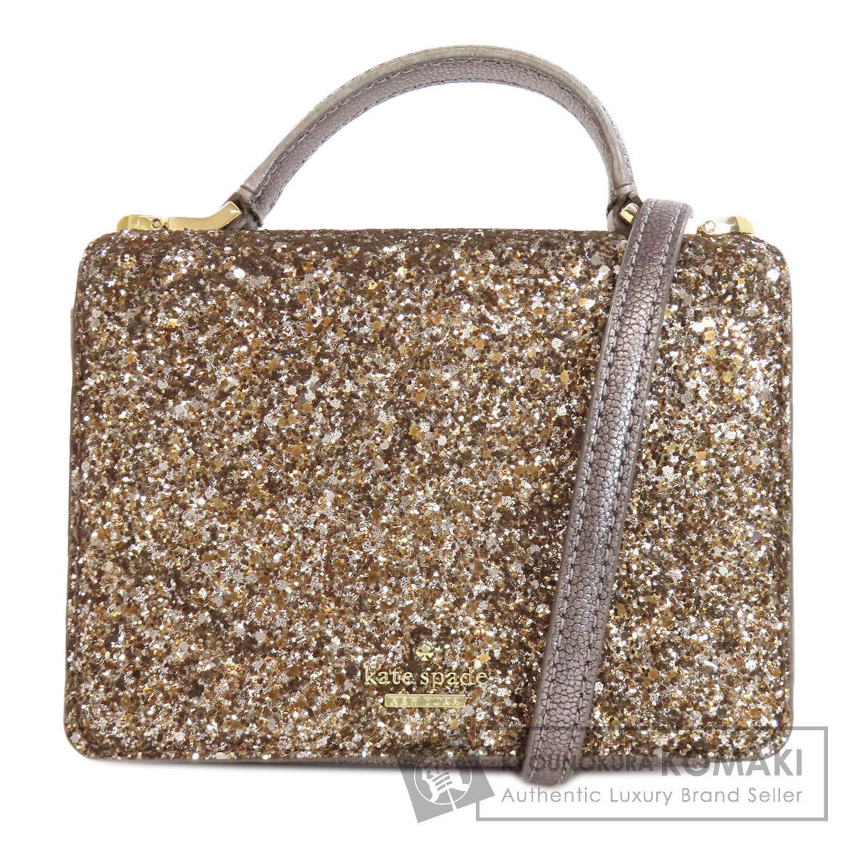 kate spade   Handbag lame Leather lameLadies