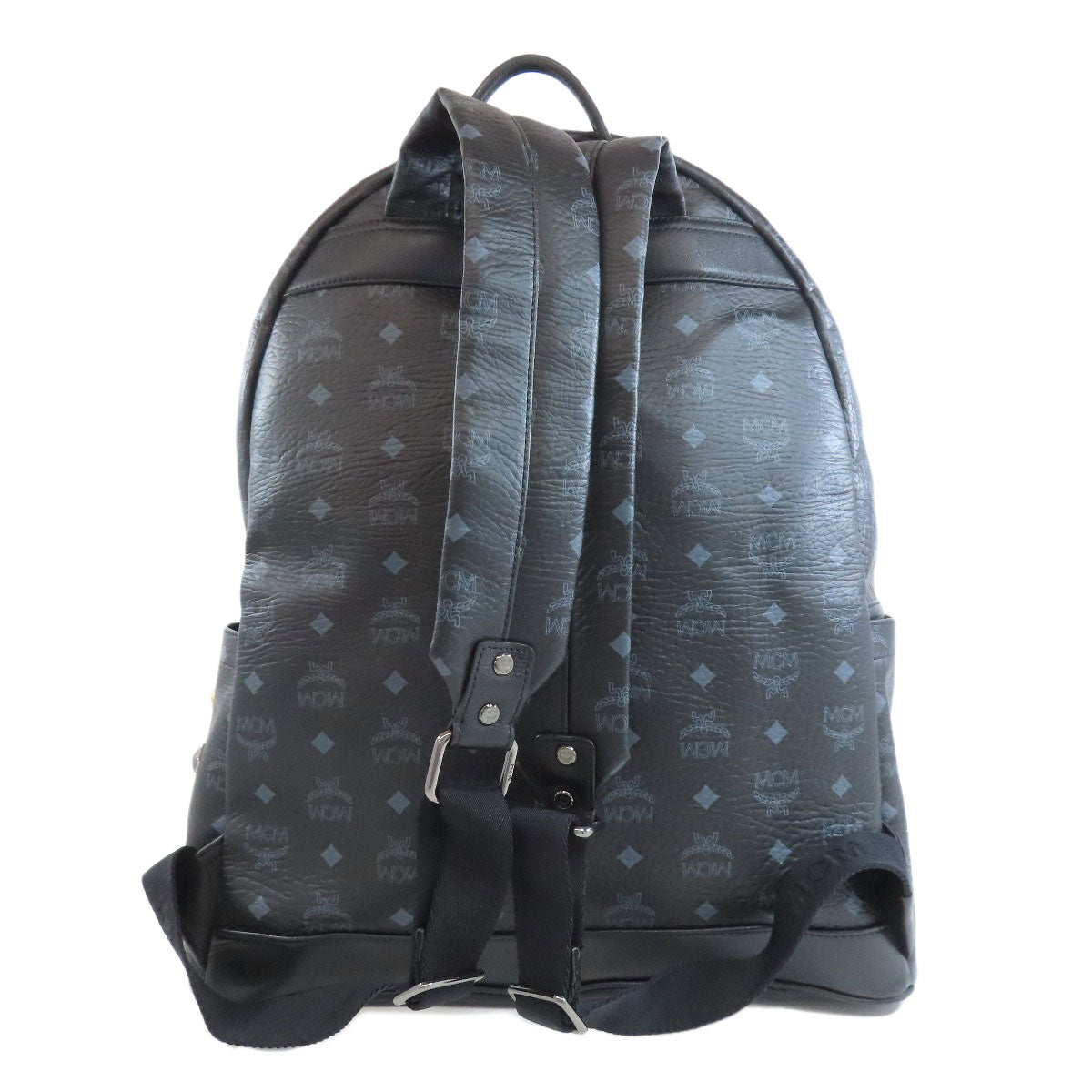 MCM   Backpack Â· Daypack Logo studs Leather Ladies