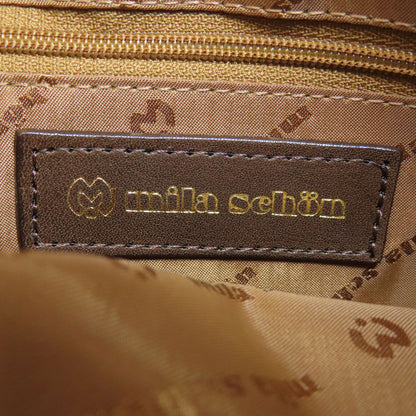 mila schon   Handbag Logo motif Canvas Ladies