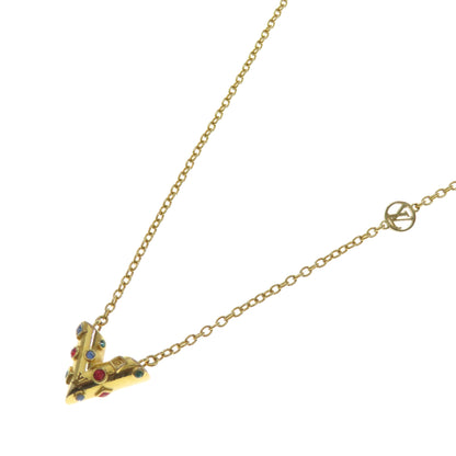LOUIS VUITTON M68920 Collier Essential V Planet Necklace Metal Ladies [Used]