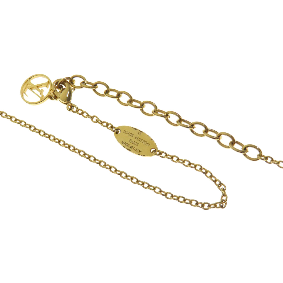 LOUIS VUITTON M68920 Collier Essential V Planet Necklace Metal Ladies [Used]