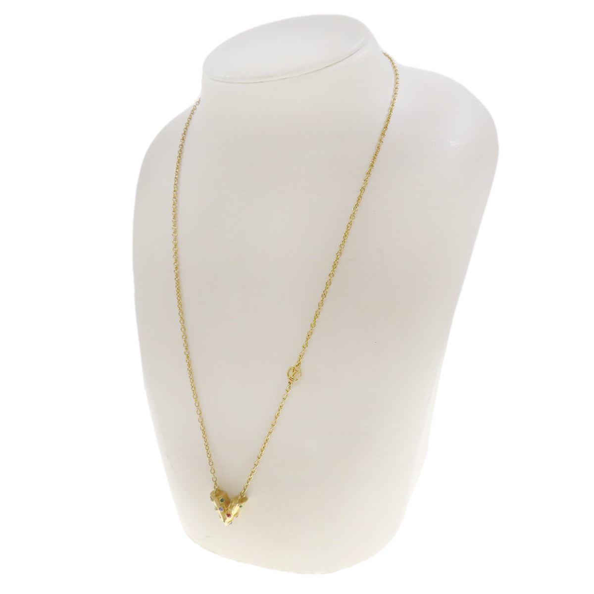 LOUIS VUITTON M68920 Collier Essential V Planet Necklace Metal Ladies [Used]