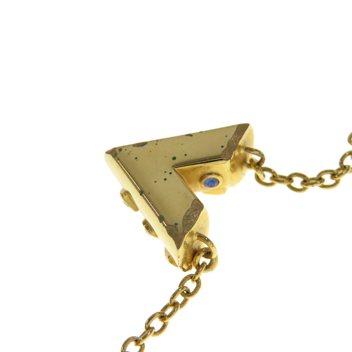LOUIS VUITTON M68920 Collier Essential V Planet Necklace Metal Ladies [Used]