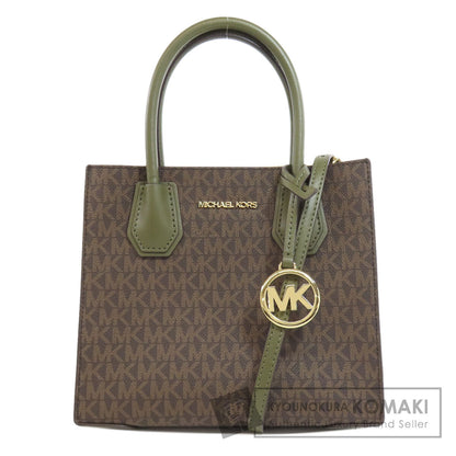 Michael Kors MK Signature 2WAY Handbag PVC Ladies [Used]