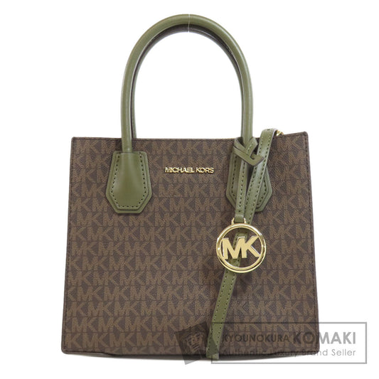 Michael Kors MK Signature 2WAY Handbag PVC Ladies [Used]