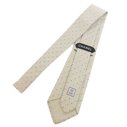 CHANEL   tie COCO Mark Silk Polyestermens