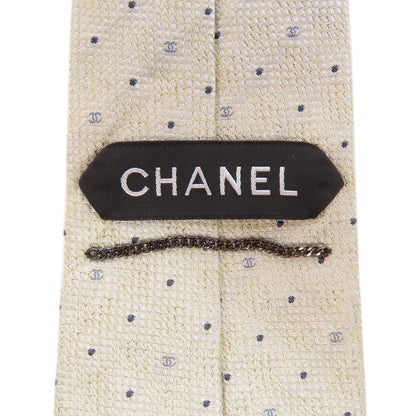 CHANEL   tie COCO Mark Silk Polyestermens