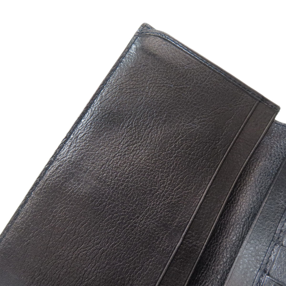 CHRISTIAN DIOR Trotter pattern Long wallet (with coin pocket) Denim Ladies [Used]