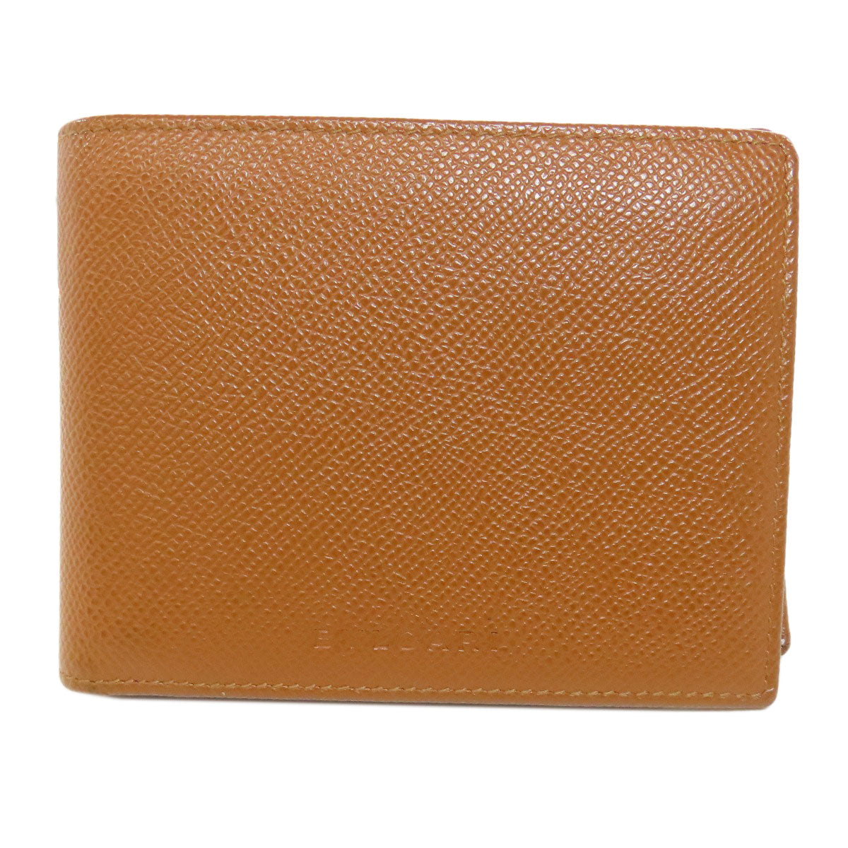 BVLGARI   Bifold Wallet with Coin Pocket logo Leather Ladies