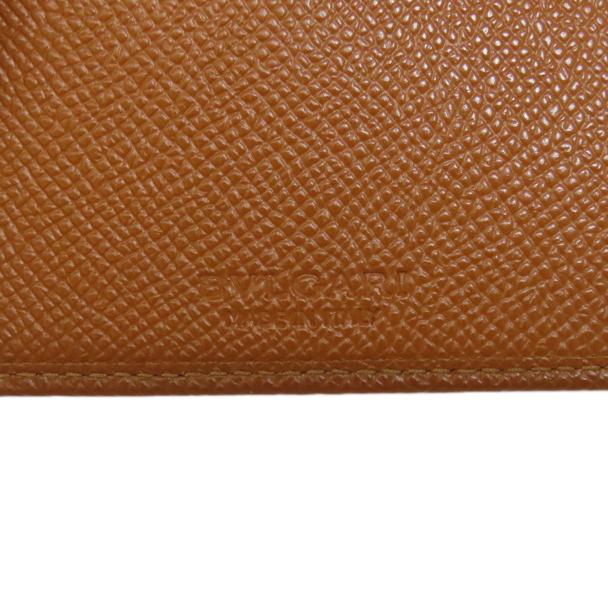 BVLGARI   Bifold Wallet with Coin Pocket logo Leather Ladies