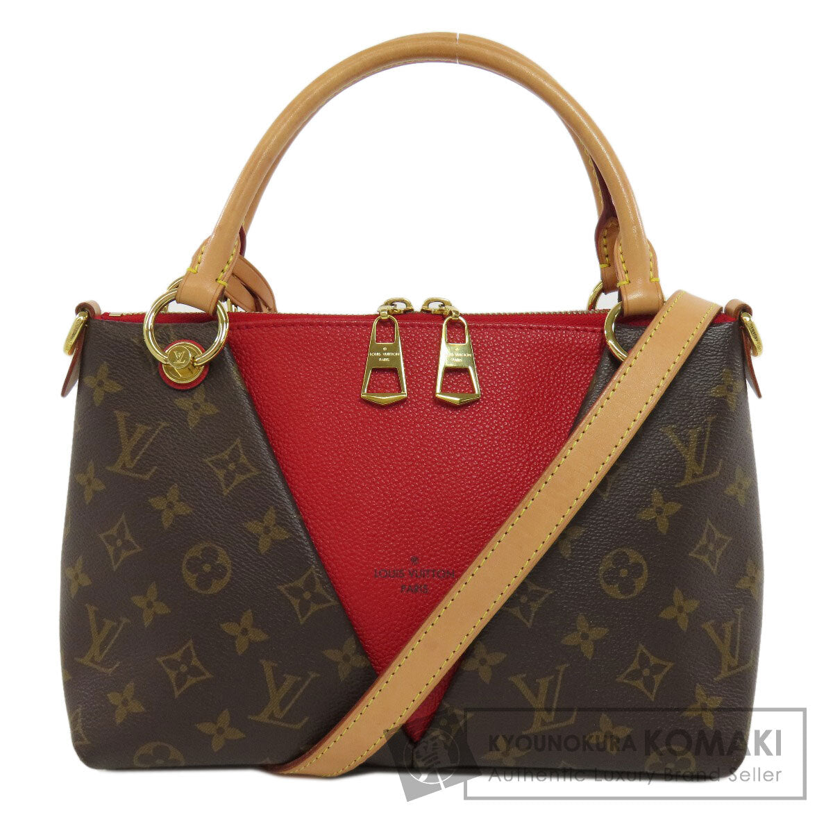 LOUIS VUITTON  M43966 Handbag V Tote BB Monogram canvas Ladies