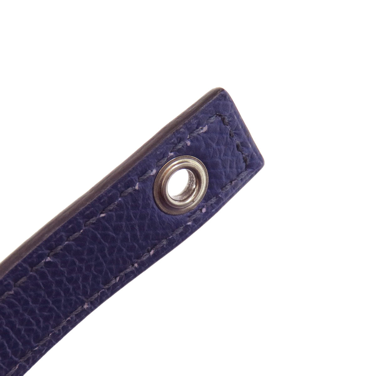 HERMES Picotin Lock PM Blue Ankle Traceage SilverHardware Handbag Epsom Ladies [Used]