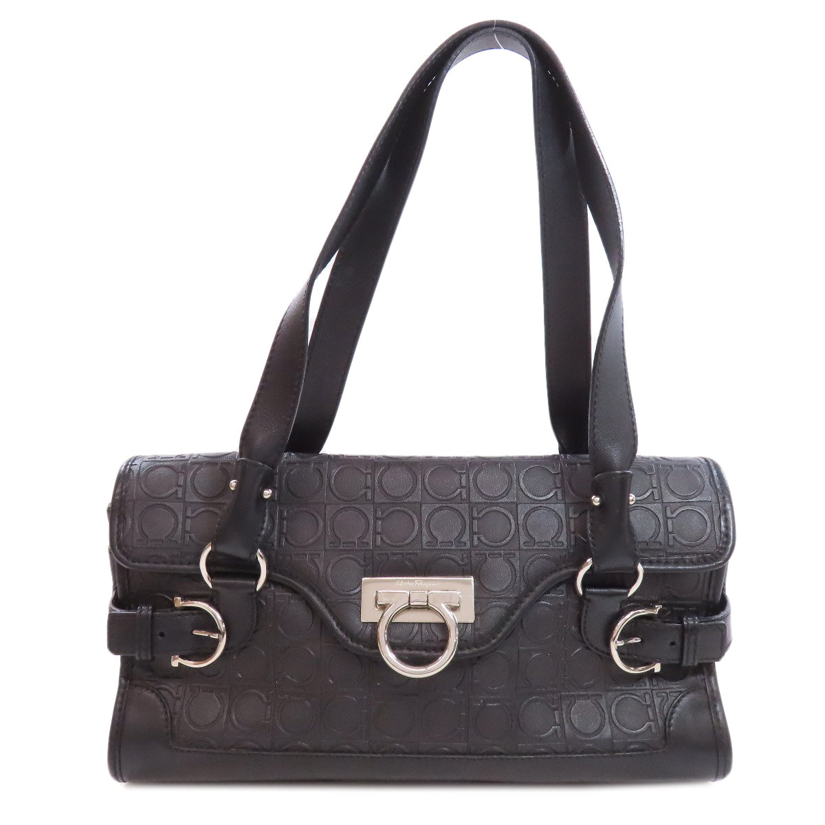 Salvatore Ferragamo   Handbag GanciniHardware Leather Ladies