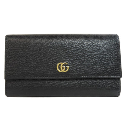 GUCCI  456116 Long wallet (with coin pocket) GG Marmont Leather Ladies