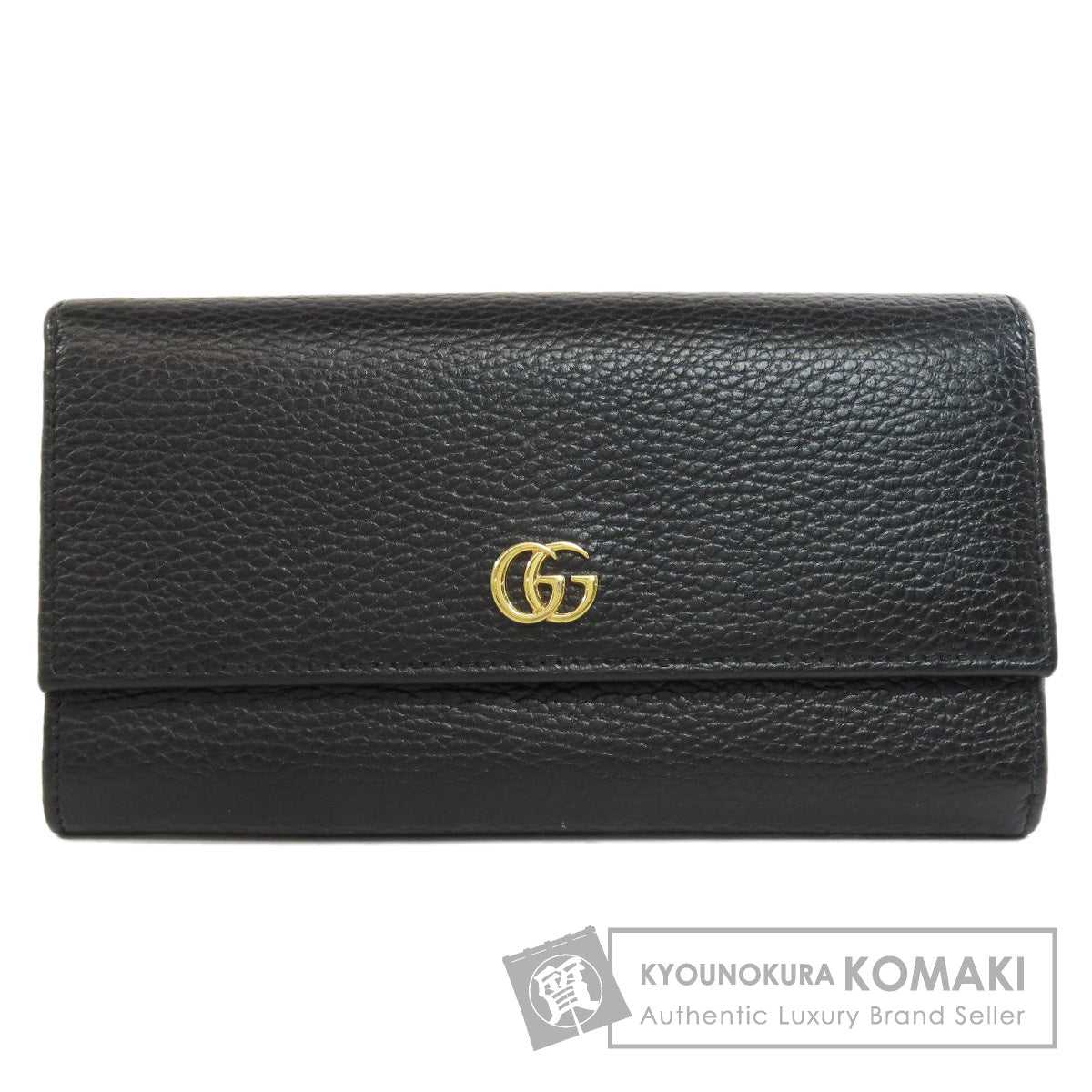 GUCCI  456116 Long wallet (with coin pocket) GG Marmont Leather Ladies