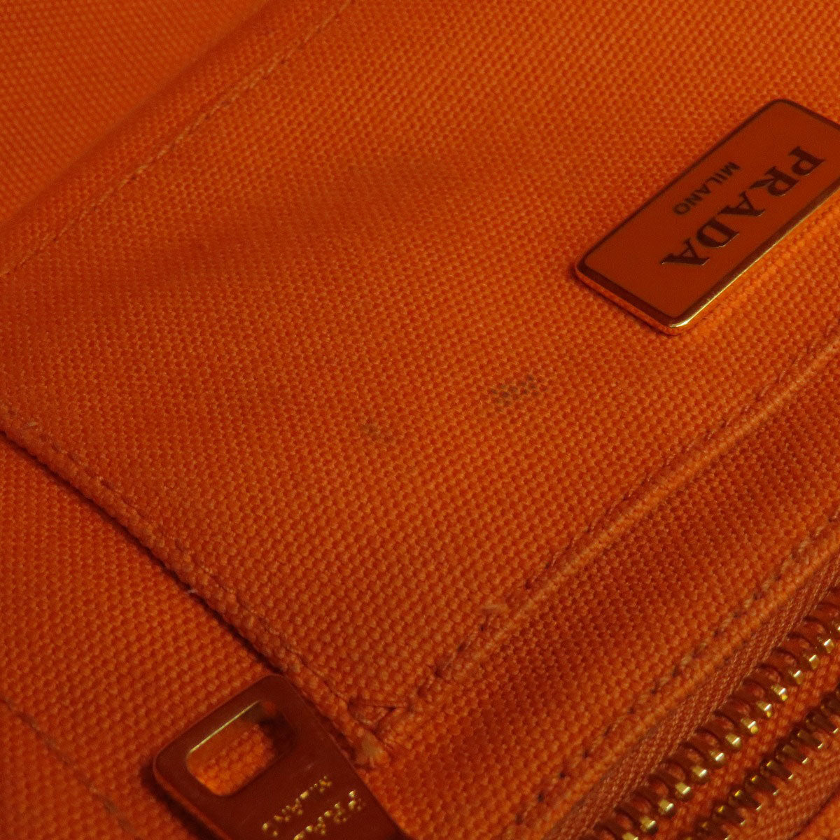 PRADA Canapa Handbag Canvas Ladies [Used]