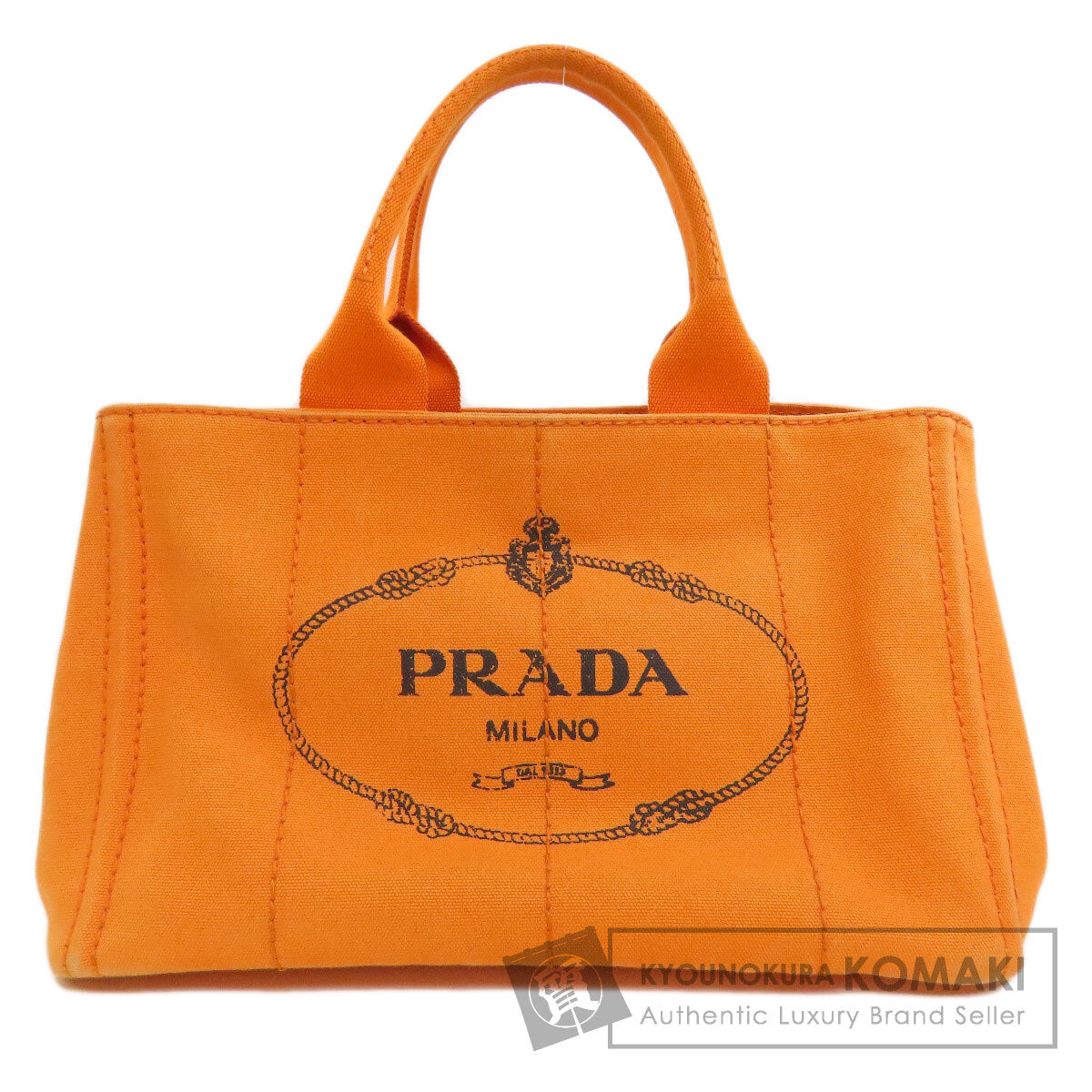 PRADA Canapa Handbag Canvas Ladies [Used]