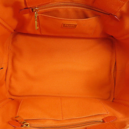 PRADA Canapa Handbag Canvas Ladies [Used]
