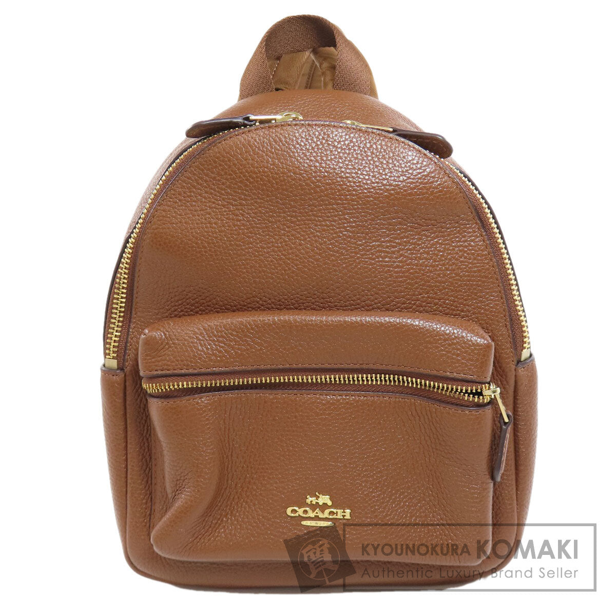 COACH  F38263 Backpack Â· Daypack logo Leather Ladies