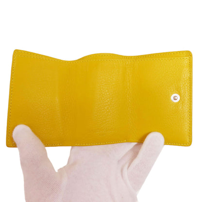 BALENCIAGA 391446 Paper mini wallet Bifold Wallet with Coin Pocket Leather Ladies [Used]