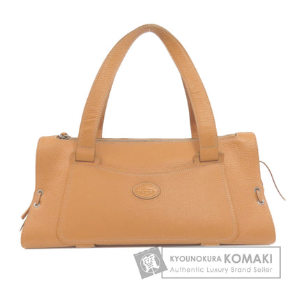 TODS logo Handbag Leather Ladies [Used]