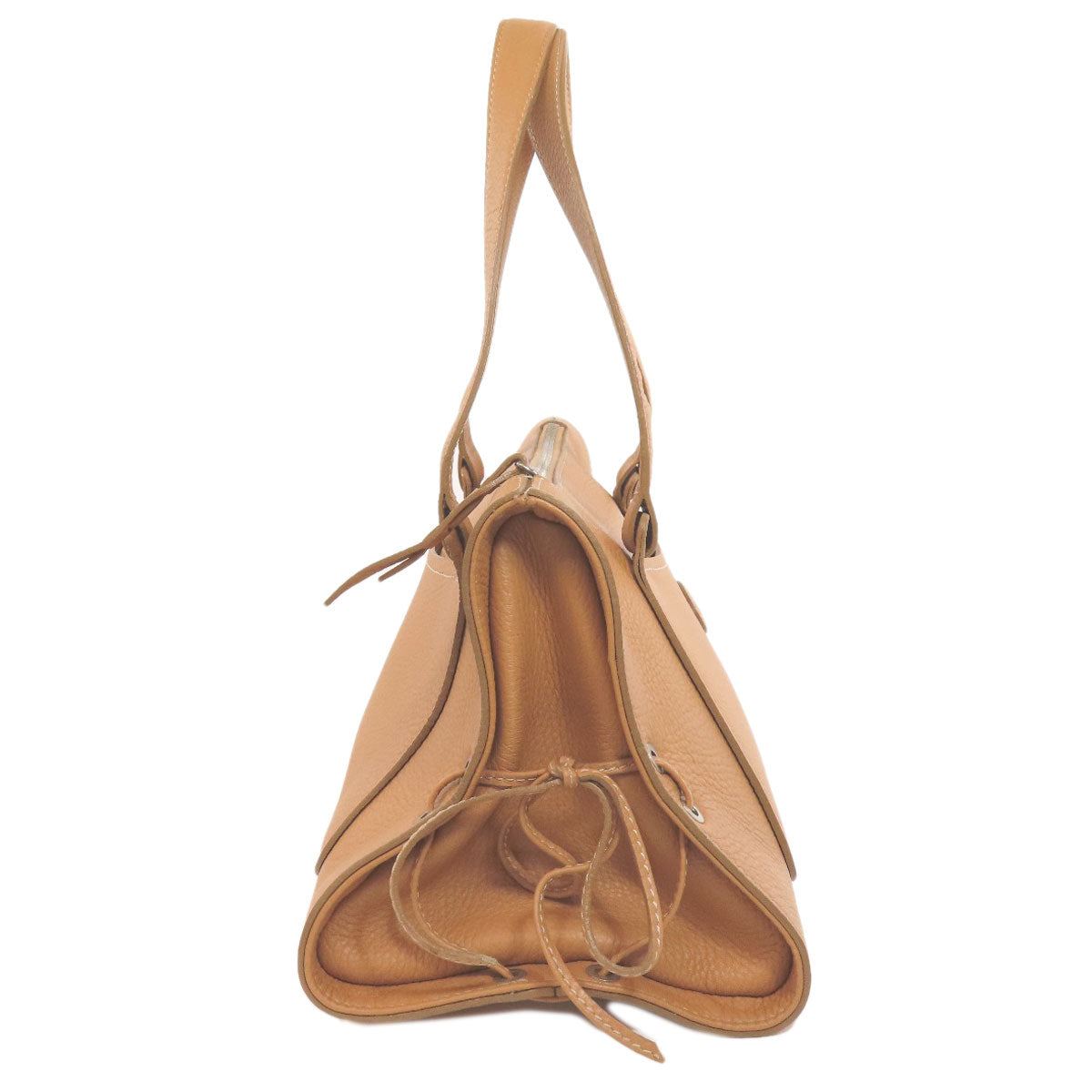 TODS logo Handbag Leather Ladies [Used]