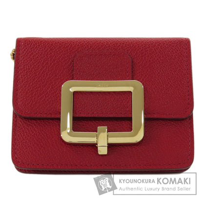 BALLY logo coin purse Leather Ladies [Used]