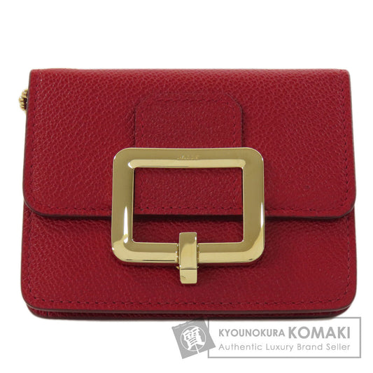 BALLY logo coin purse Leather Ladies [Used]