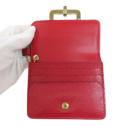 BALLY logo coin purse Leather Ladies [Used]