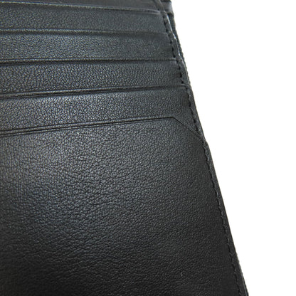 BALLY Barry Stripe Card Case Leather Ladies [Used]