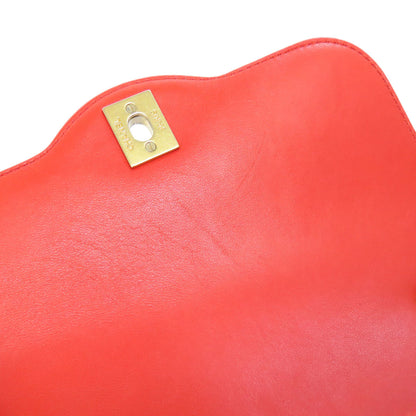 CHANEL ChainShoulder COCO Mark GoldHardware Shoulder Bag Lambskin Ladies [Used]