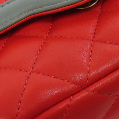 CHANEL ChainShoulder COCO Mark GoldHardware Shoulder Bag Lambskin Ladies [Used]