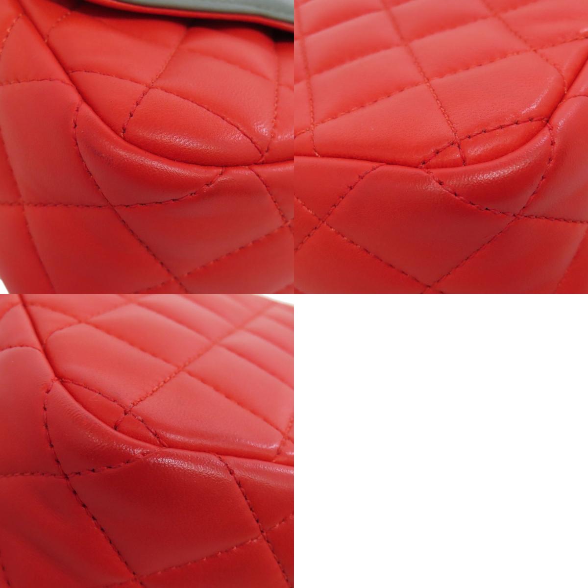 CHANEL ChainShoulder COCO Mark GoldHardware Shoulder Bag Lambskin Ladies [Used]